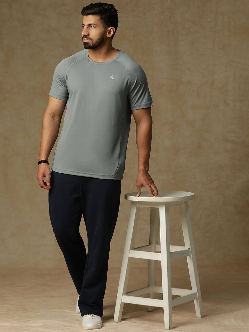 Back Panel T-Shirt Gray