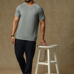 Back Panel T-Shirt Gray
