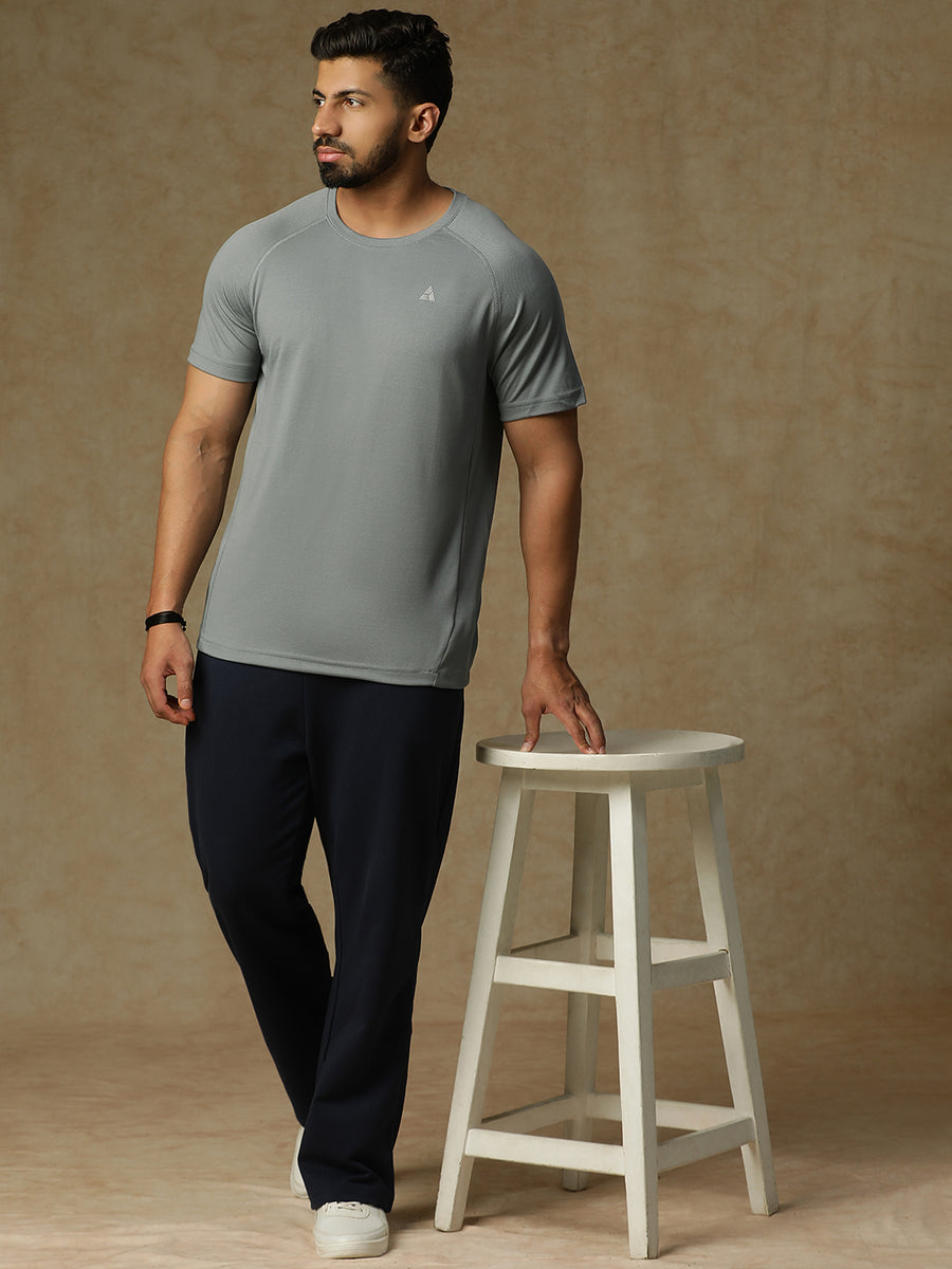 Back Panel T-Shirt Gray