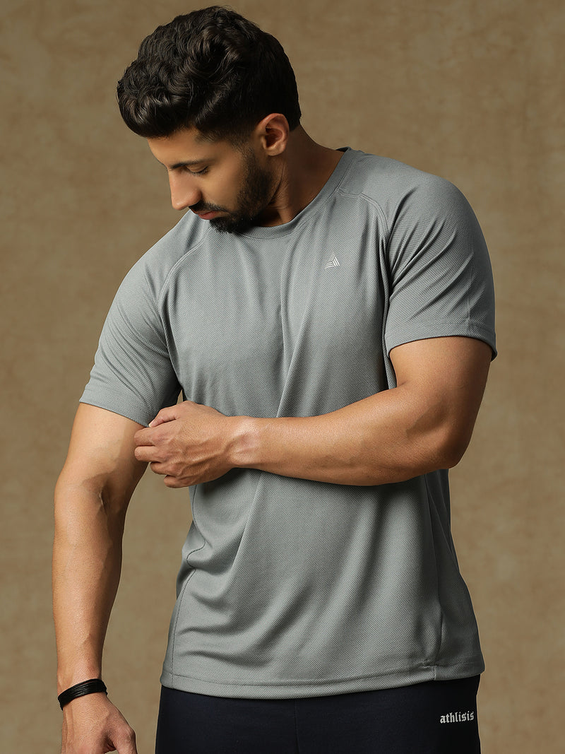 Back Panel T-Shirt Gray