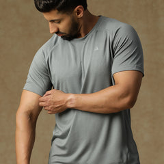 Back Panel T-Shirt Gray