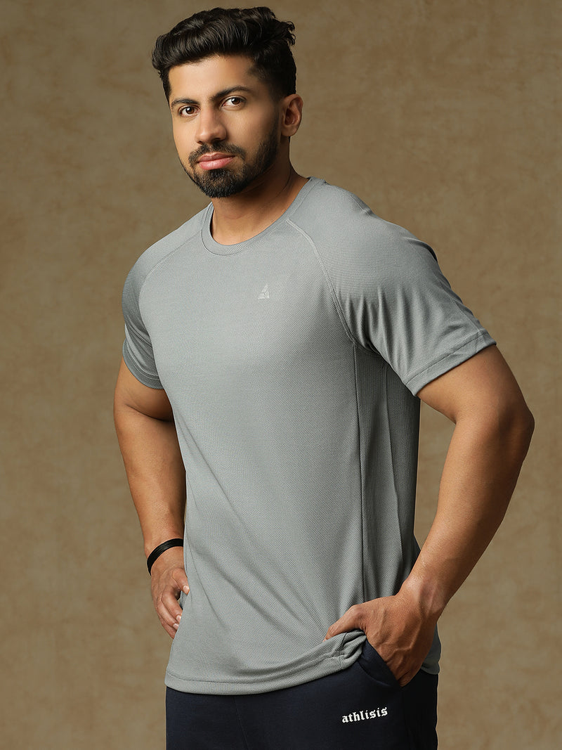 Back Panel T-Shirt Gray