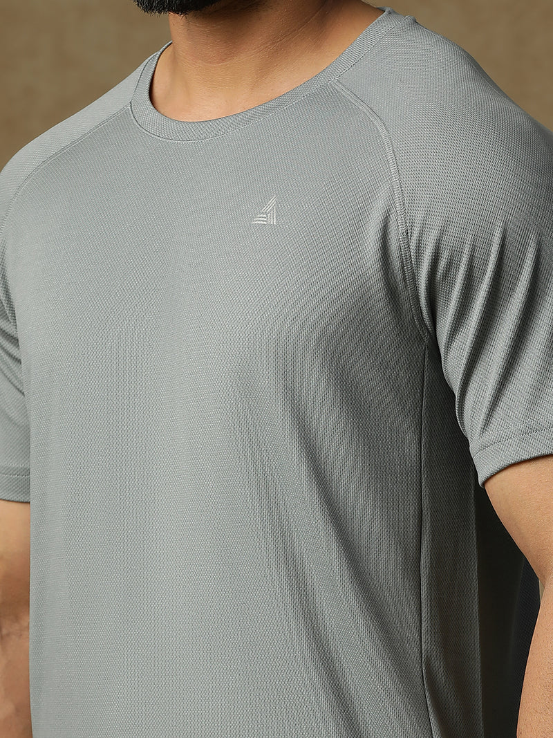 Back Panel T-Shirt Gray
