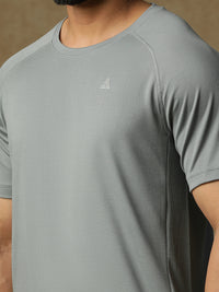 Back Panel T-Shirt Gray
