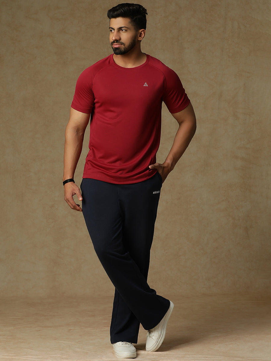 Back Panel T-Shirt Maroon