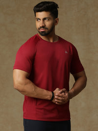 Back Panel T-Shirt Maroon