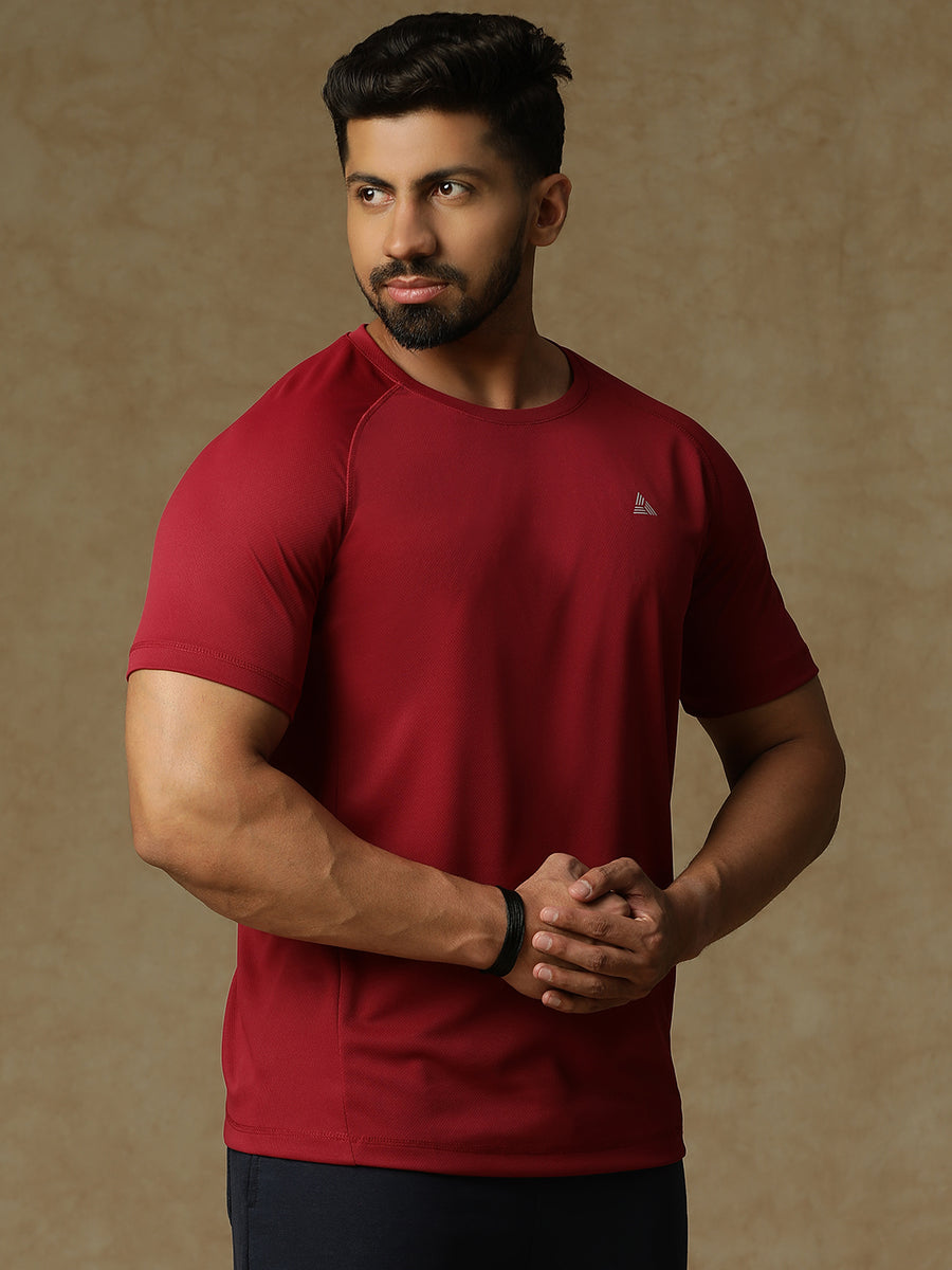 Back Panel T-Shirt Maroon