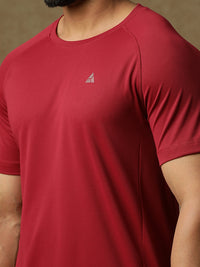 Back Panel T-Shirt Maroon