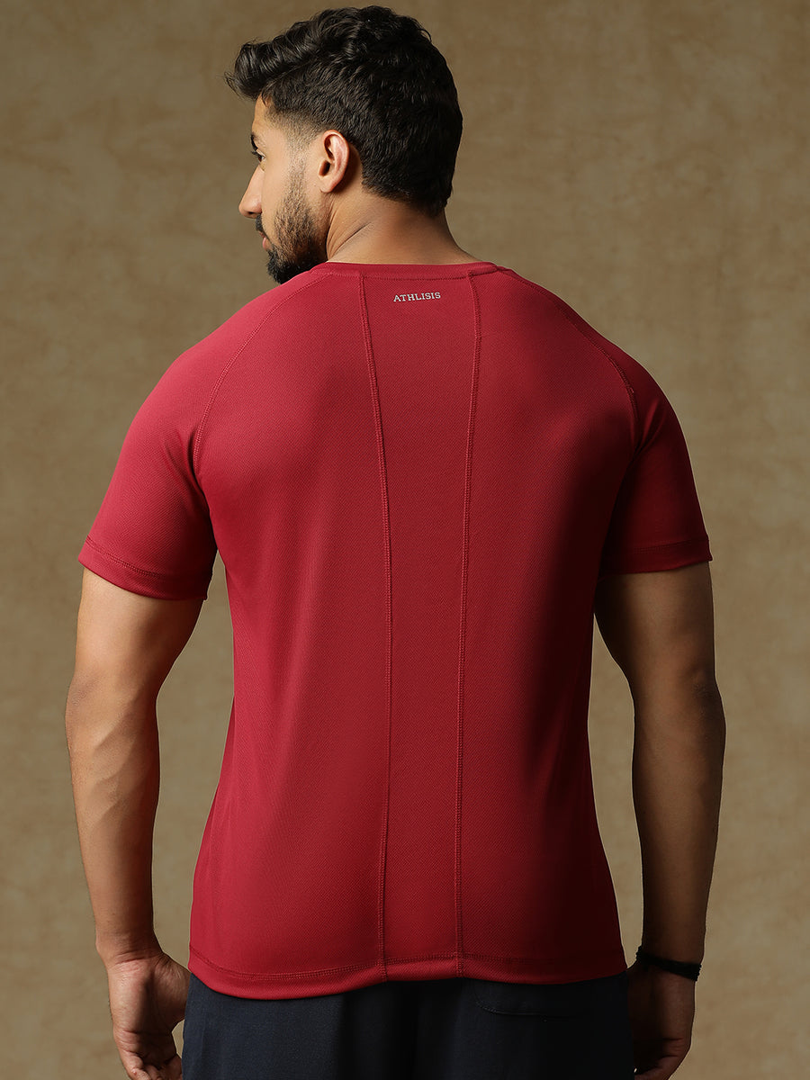 Back Panel T-Shirt Maroon