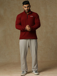 808 Old School Pullovers Maroon Athlisis Sports