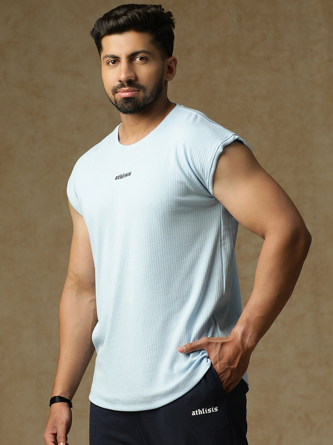 808 Old School Cap Sleeve Ice Blue Athlisis Sports