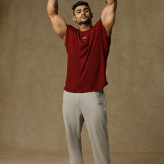 808 Old School Cap Sleeve Maroon