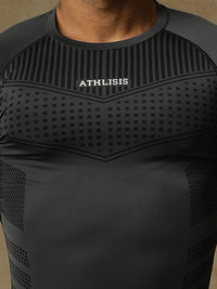 808 Compression T-Shirts Grey Athlisis Sports