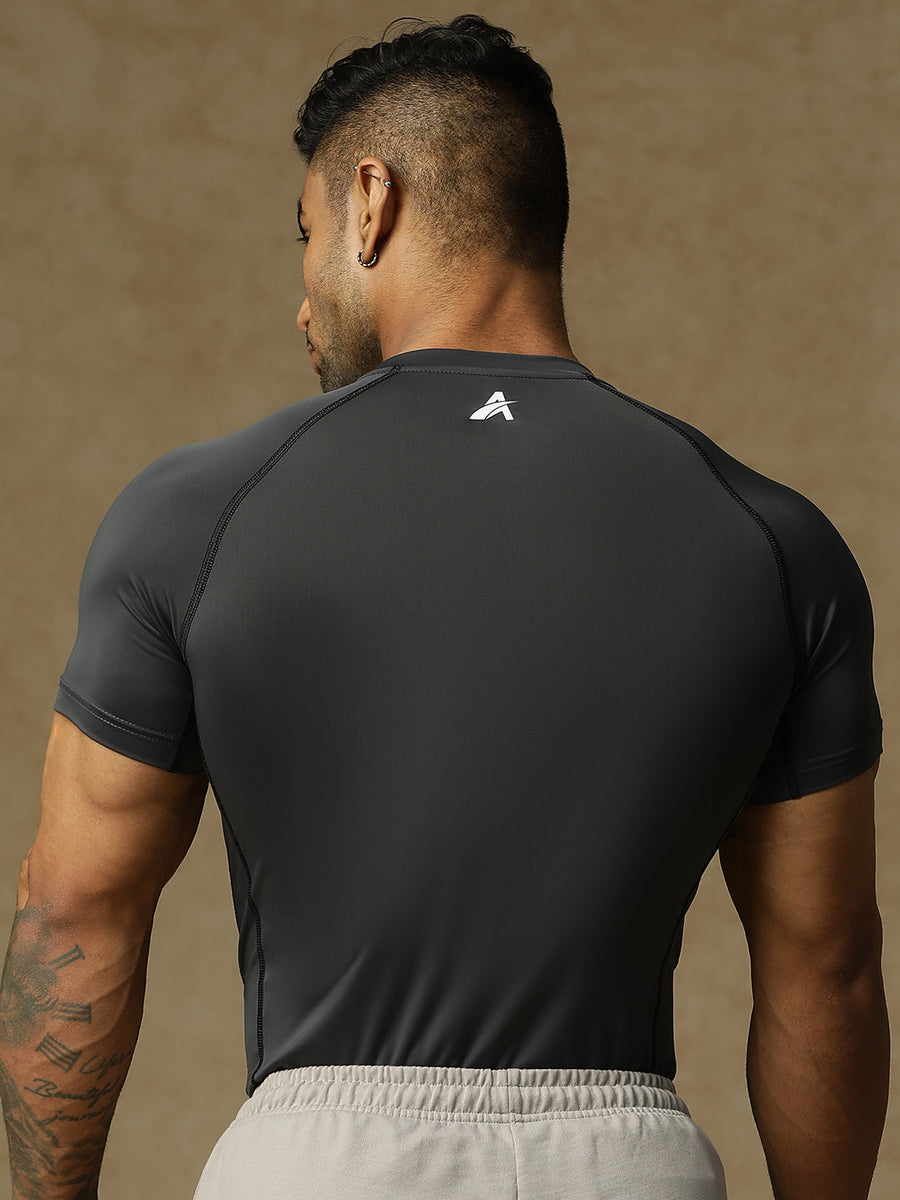 808 Compression T-Shirts Grey Athlisis Sports