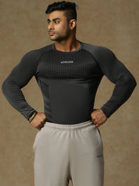 808 Compression T-Shirt Gray Athlisis Sports