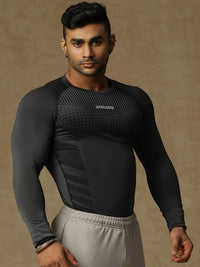 808 Compression T-Shirt Gray Athlisis Sports