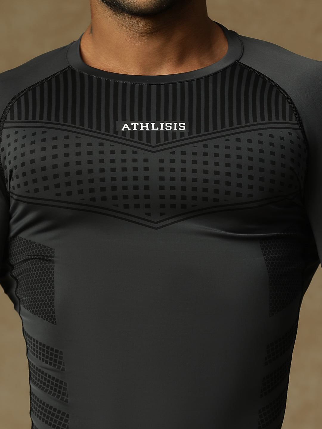 808 Compression T-Shirt Gray Athlisis Sports