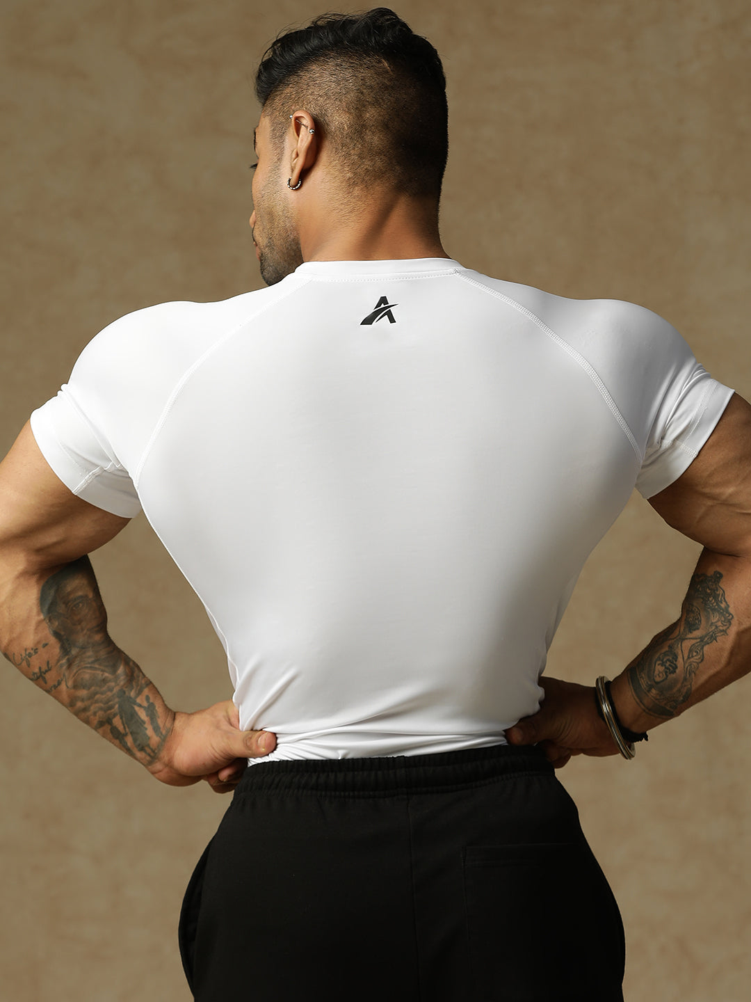 808 Compression T-Shirts White Athlisis Sports
