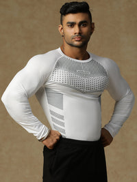 808 Compression T-Shirt White Athlisis Sports