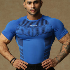 808 Compression T-Shirts Blue