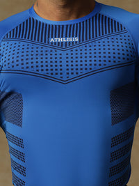 808 Compression T-Shirts Blue Athlisis Sports