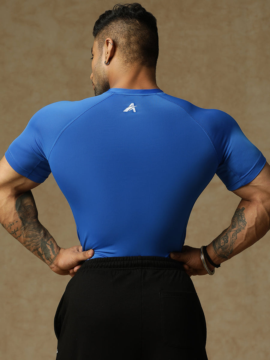 808 Compression T-Shirts Blue Athlisis Sports