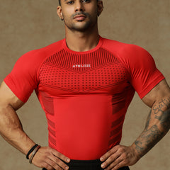 808 Compression T-Shirts Red