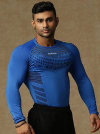 808 Compression T-Shirt Blue Athlisis Sports