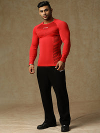 808 Compression T-Shirt Red Athlisis Sports