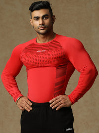 808 Compression T-Shirt Red Athlisis Sports