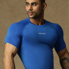 Basic Compression T-shirt Royal Blue