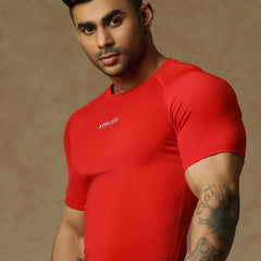 Basic Compression T-shirt Red