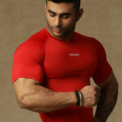 Basic Compression T-shirt Red