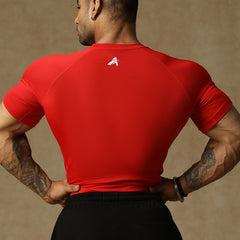Basic Compression T-shirt Red
