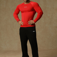 Basic Full Compression T-shirt Red
