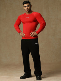 Basic Full Compression T-shirt Red Athlisis Sports