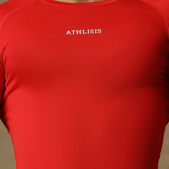 Basic Full Compression T-shirt Red