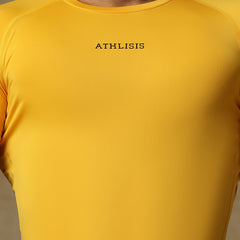 Basic Compression T-shirt Yellow
