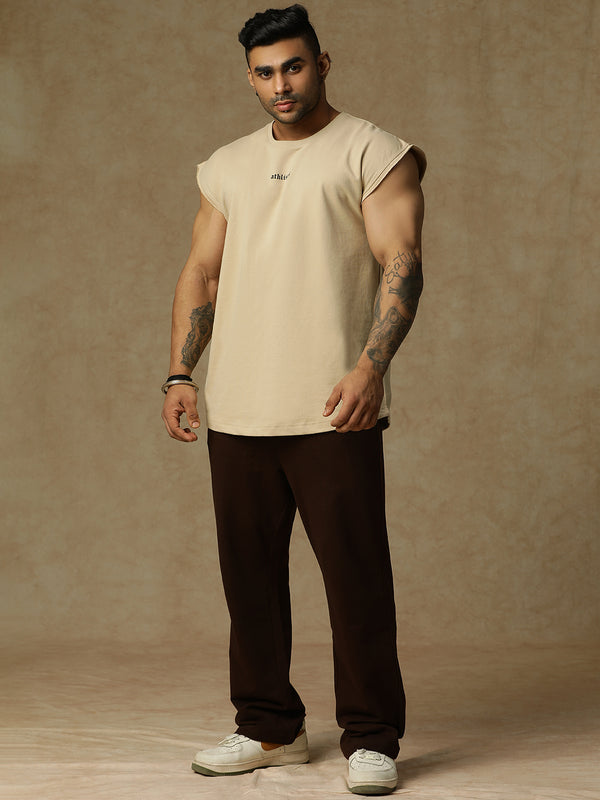 808 Basic Cap Sleeve Beige