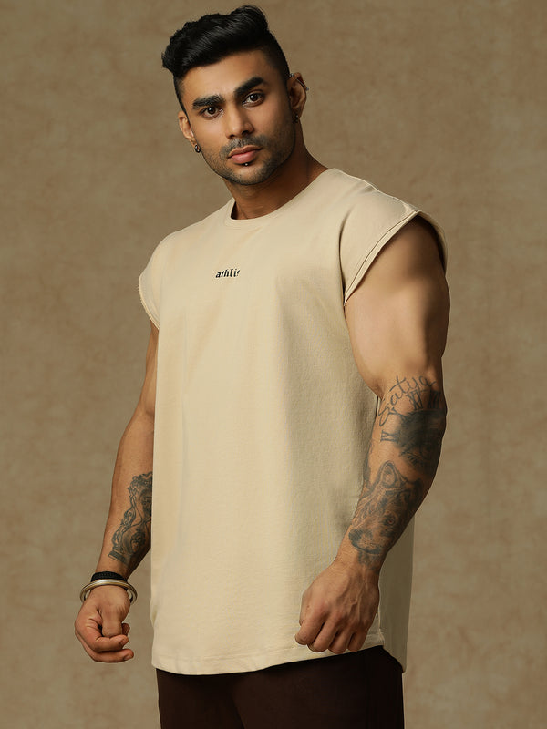 808 Basic Cap Sleeve Beige