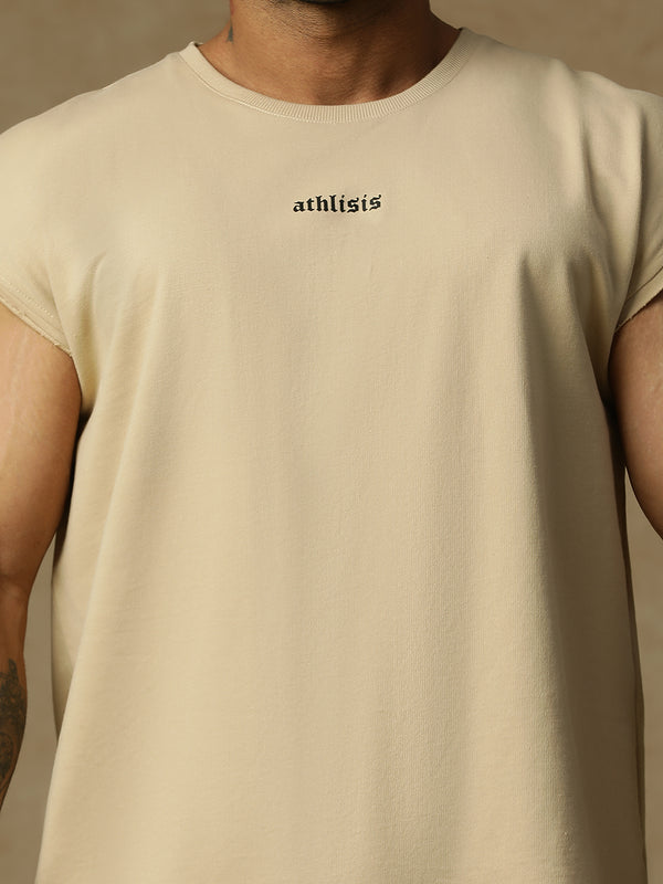 808 Basic Cap Sleeve Beige