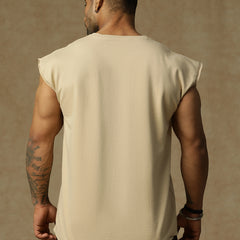 808 Basic Cap Sleeve Beige