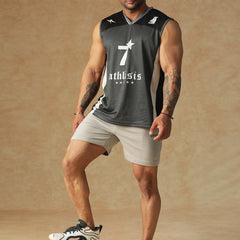 Power Mesh Jersey Tank Black
