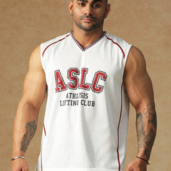 ASLC Jersey Tank White