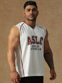 ASLC Jersey Tank White
