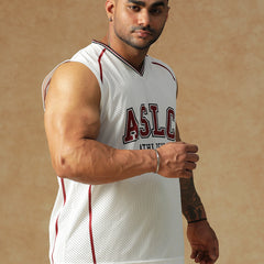 ASLC Jersey Tank White
