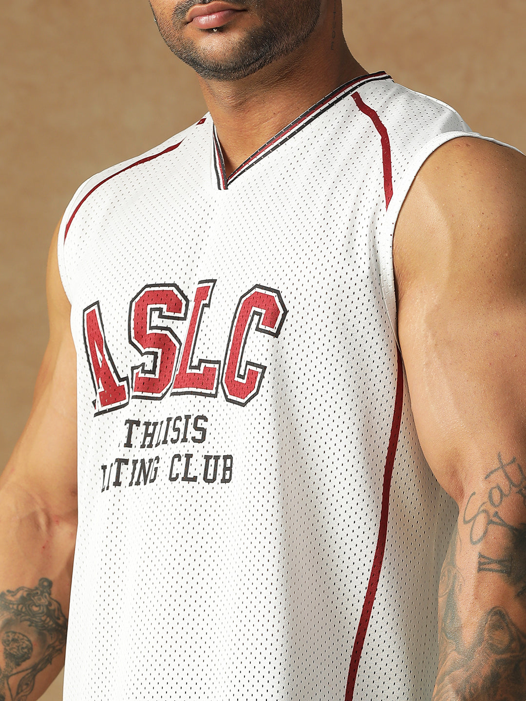 ASLC Jersey Tank White
