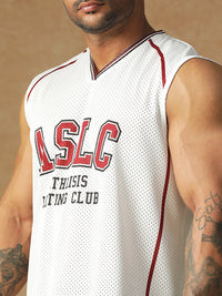 ASLC Jersey Tank White