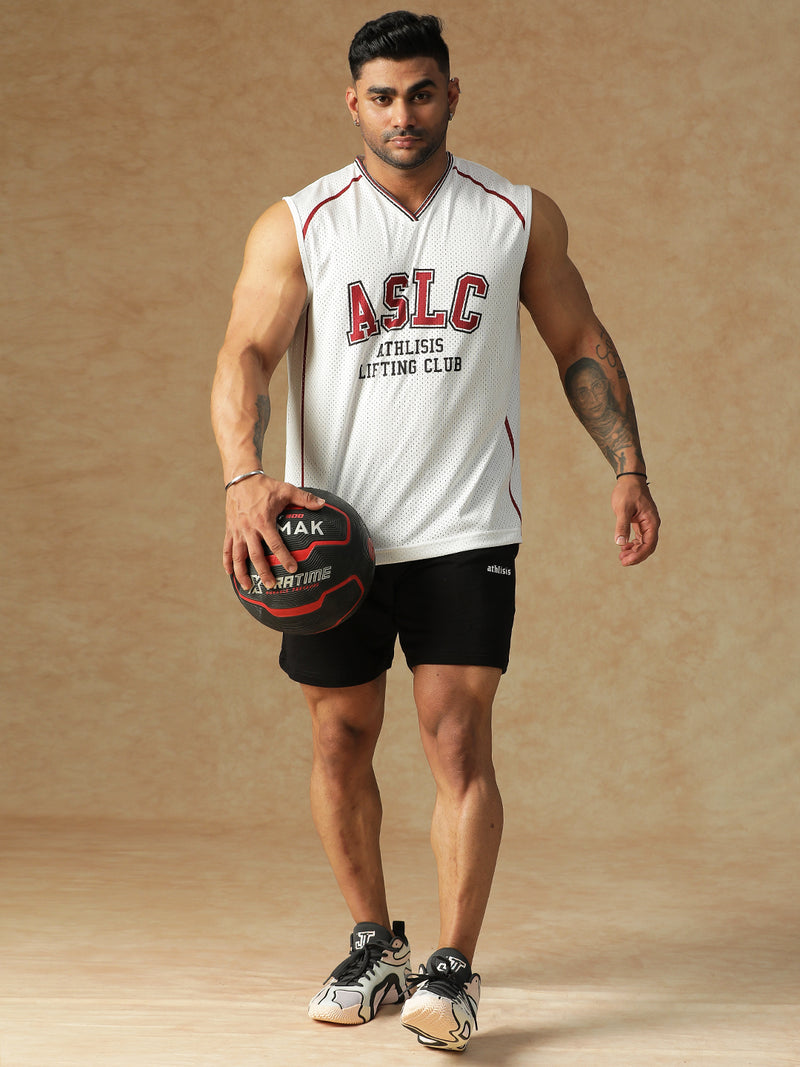 ASLC Jersey Tank White