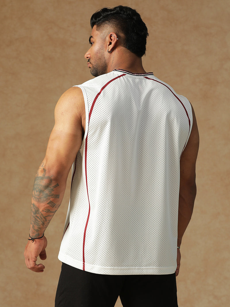 ASLC Jersey Tank White